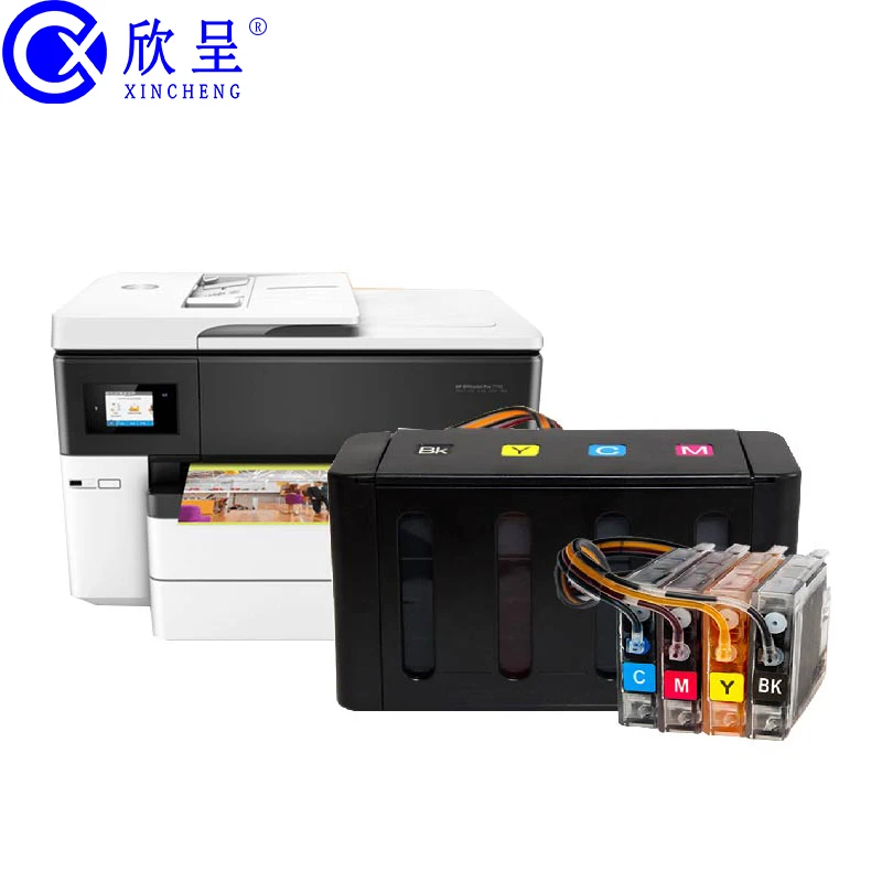 Xincheng CISS для HP952 953 955 954 95UXL чернильный картридж с чипом HP OfficeJet Pro7720 7730 7740 8210 8216 8720 принтера