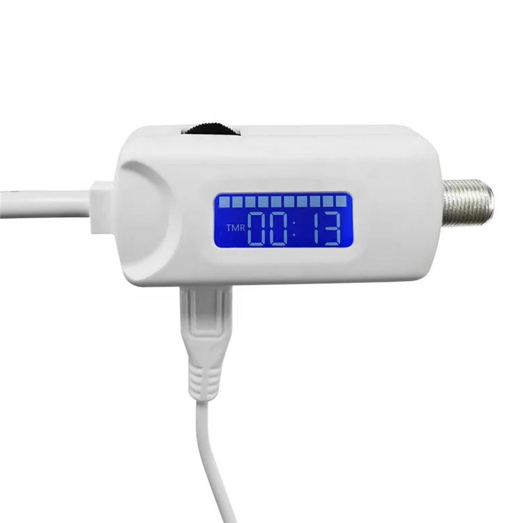 
New Design Easy Installation Indoor Fm/Vhf/Uhf Tv Antenna Amplifier With Time Shown 