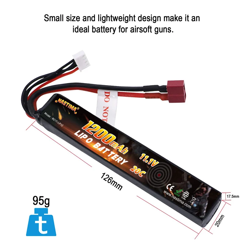11 1 В 1200 мАч 3S 20C Lipo аккумулятор с разъемом Deans-T для модели RC мини-страйкбол водяной пистолет пневматический электрические игрушки детали
