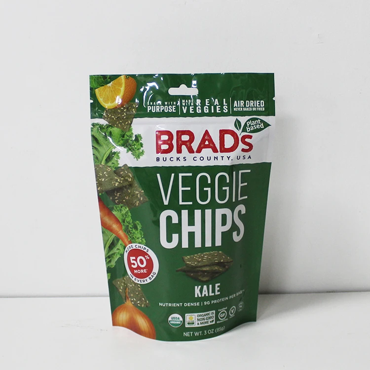 custom printed resealable plastic aluminum foil ziplock stand up pouches bag with zipper for food packaging