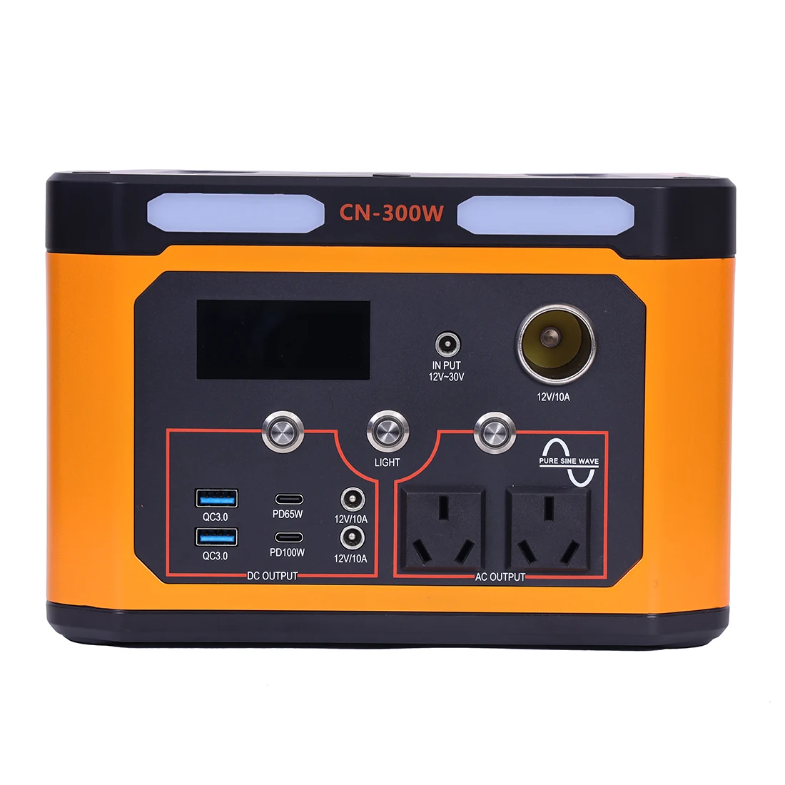 86400mAhPortable Power Station Lifepo4 Battery Power Bank 300w Outdoor Solar Generator Energy Storage Power Supply