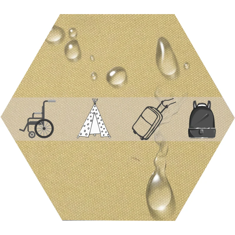 Водонепроницаемая устойчивая к разрыву Ткань Оксфорд из полиэстера 600D X 600D с ПВХ покрытием для ткани палатки