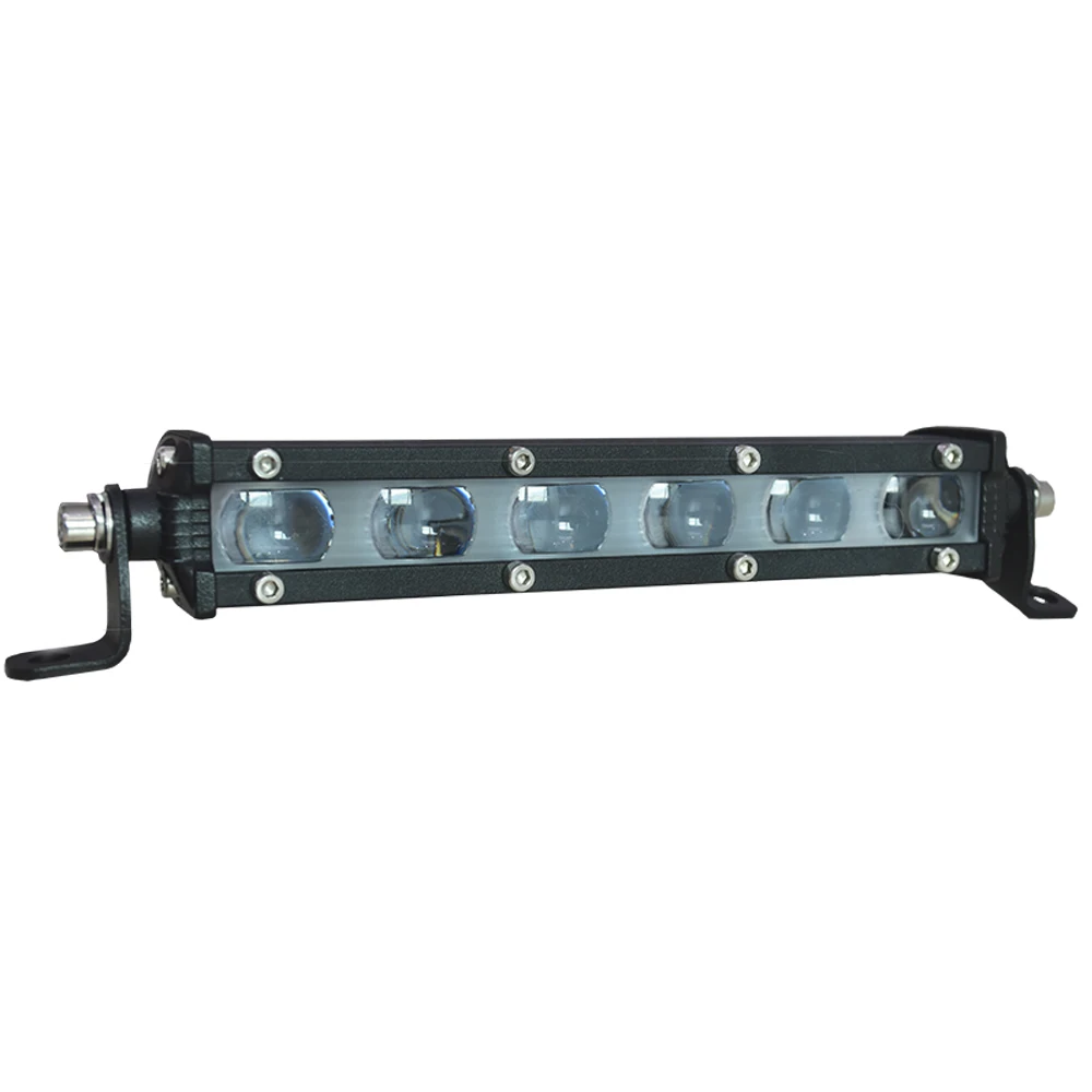 НОВЫЙ 6D дальнего света супер тонкий Однорядный светодиодный свет бар