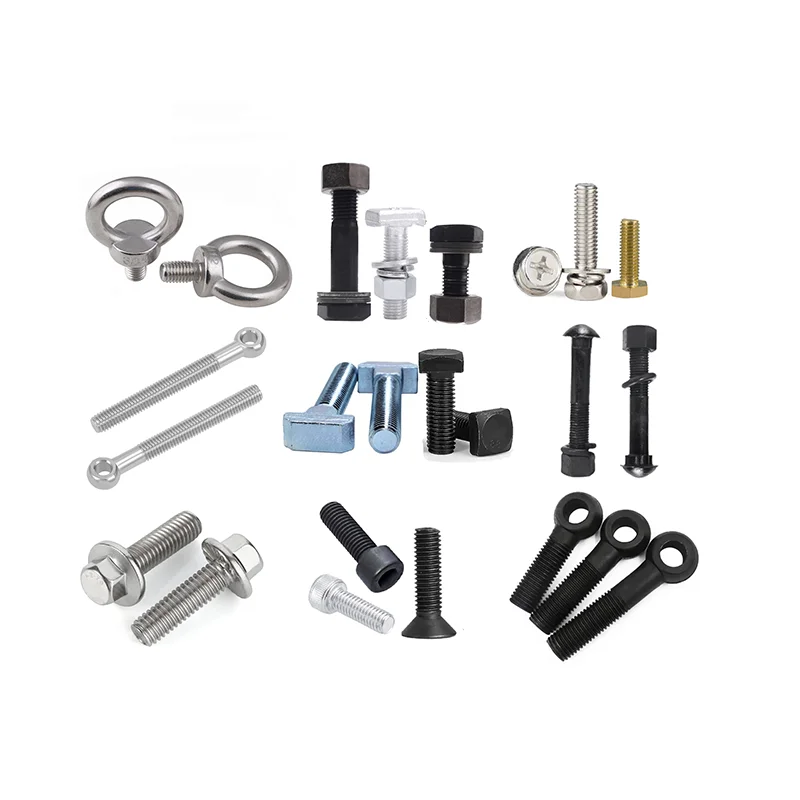 Factory Wholesale M5 M6,  M8 M10 M12 Stainless Steel Din 444  Grade 4.8 8.8 carbon steel ring joint screws and bolts Eye Bolts/
