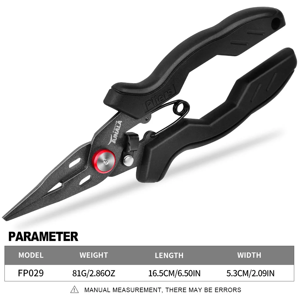 RT High Quality Multifunctional Fishing Pliers Stainless Steel  Scissor With Buckle Fish Line Cutter Clamp Grabber Tackle