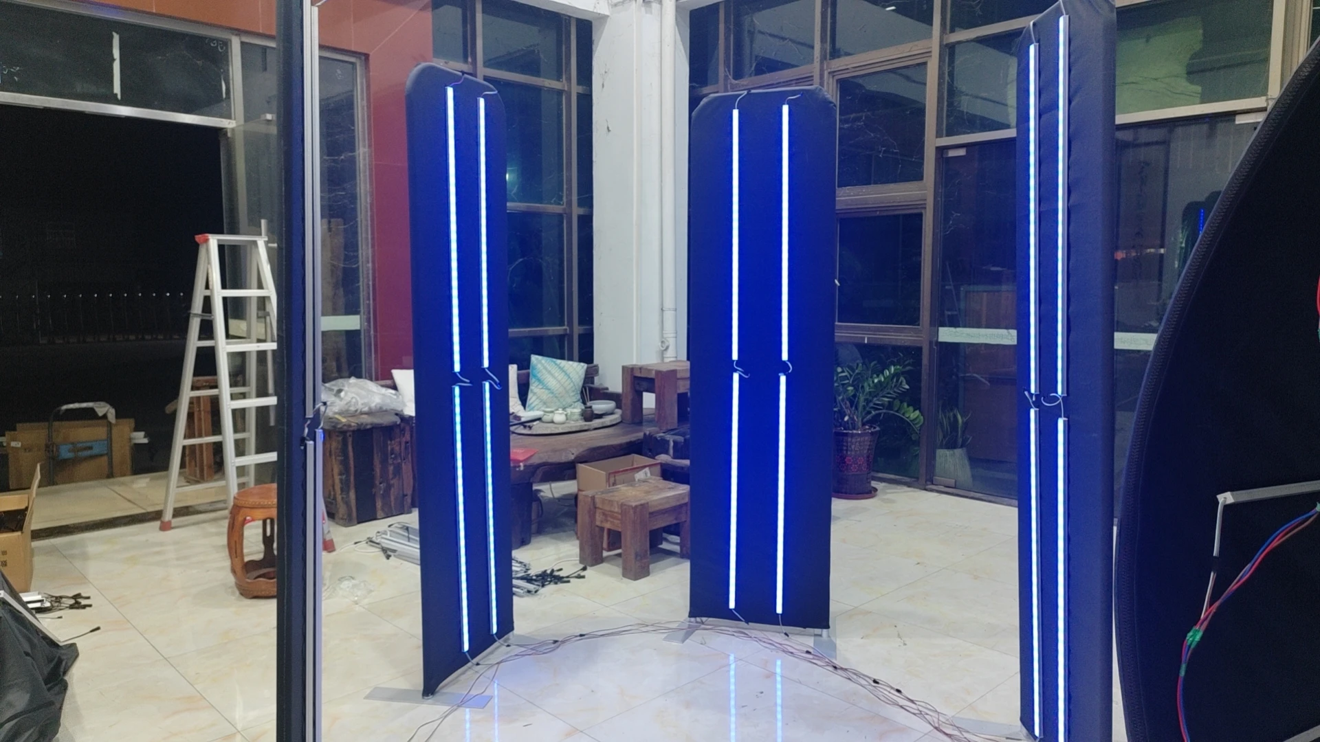 360 фотобудка для выставочного оборудования фотобудки с градусами RGB