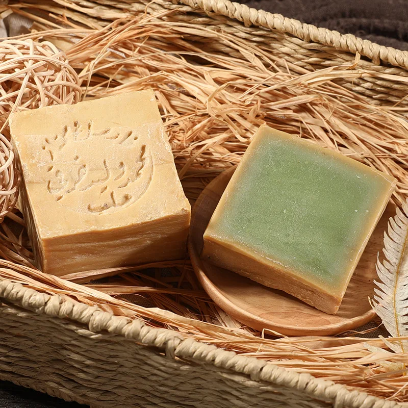 Hot Sale  Aleppo Soap  Face Wash Hair Bath Aleppo Soap Formula Hand  Oil Soap in Stock 20% Laurel Berry Oil  3years