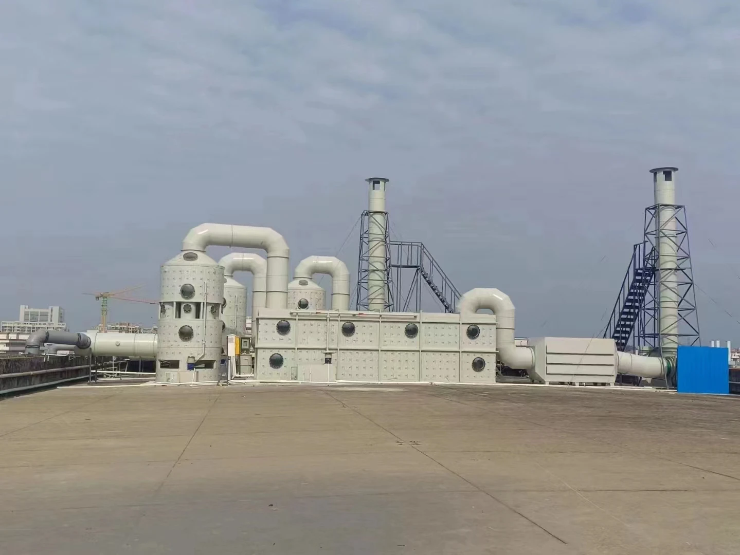 Низкая цена Спрей башня мокрый скруббер системы очистки отходов газа