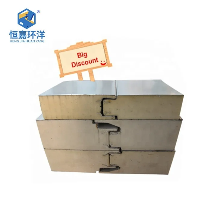 Polyurethane PIR/PU/PUR Insulated Laminated Sandwich Panels for Roof/Wall