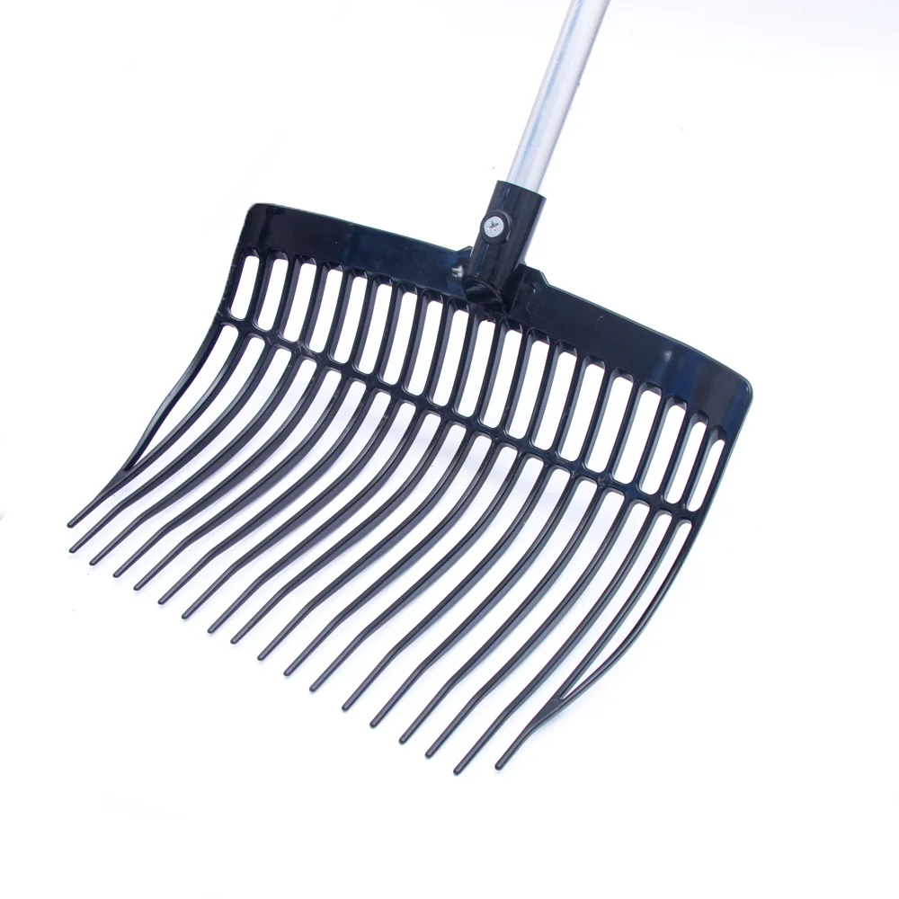 Customizable Colors Plastic Horse Pitchfork Manure Bedding Fork With Handle
