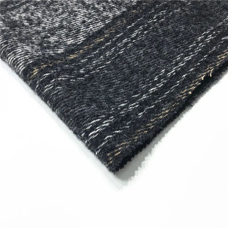 
wool nylon blended twill garment 50% wool tweed fabric 