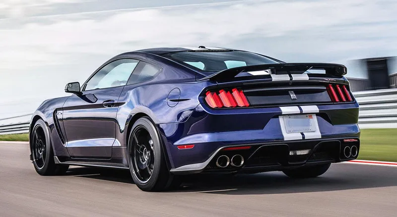  2019 г. Mustang GT350 задний спойлер крыло гоночного автомобиля из углеродного волокна для