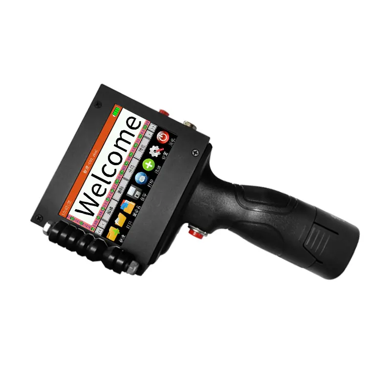 50 мм Высота печати ручной для струйной печати сенсорный экран принтера машина Промышленный Портативный Ручной струйный принтер