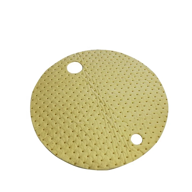 Chemical Barrel Top Absorbent Mat HazMat For 55 Gal Drums