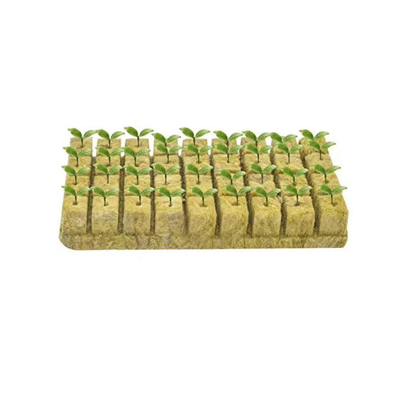 25x25x40mm agriculture rock wool for hydroponic plants seedling nursery