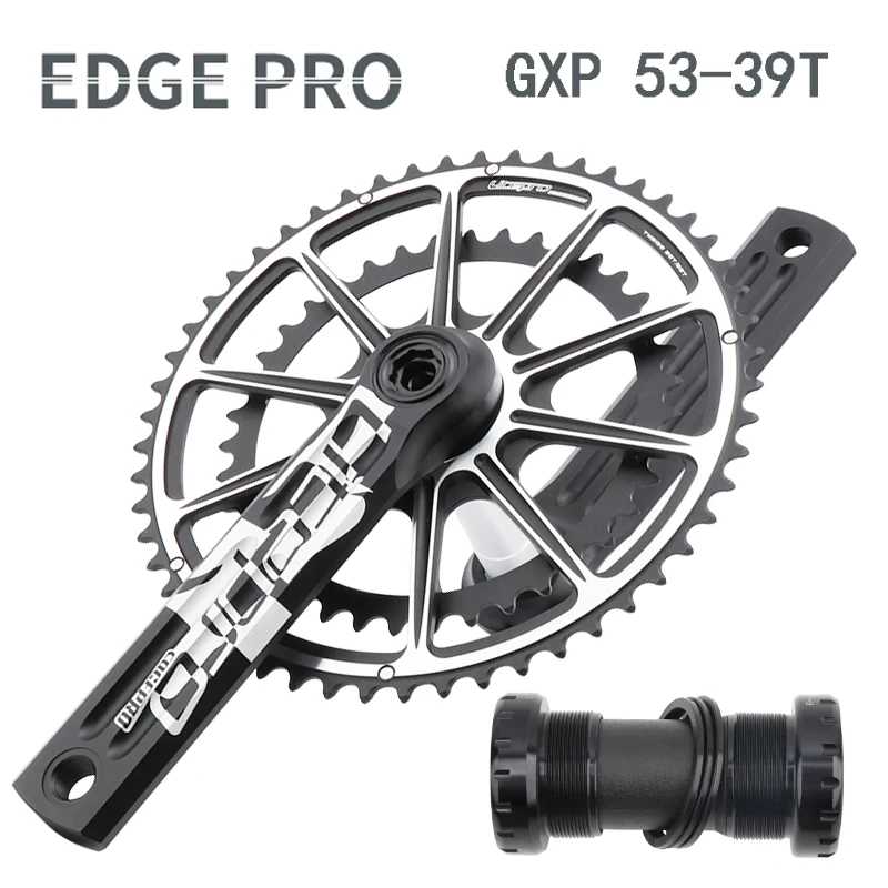 Litepro EDGPRO road bike crank GXP straight mounted crank 2021 new dualdisc aluminum alloy 170mm road bike Folding bike crankset