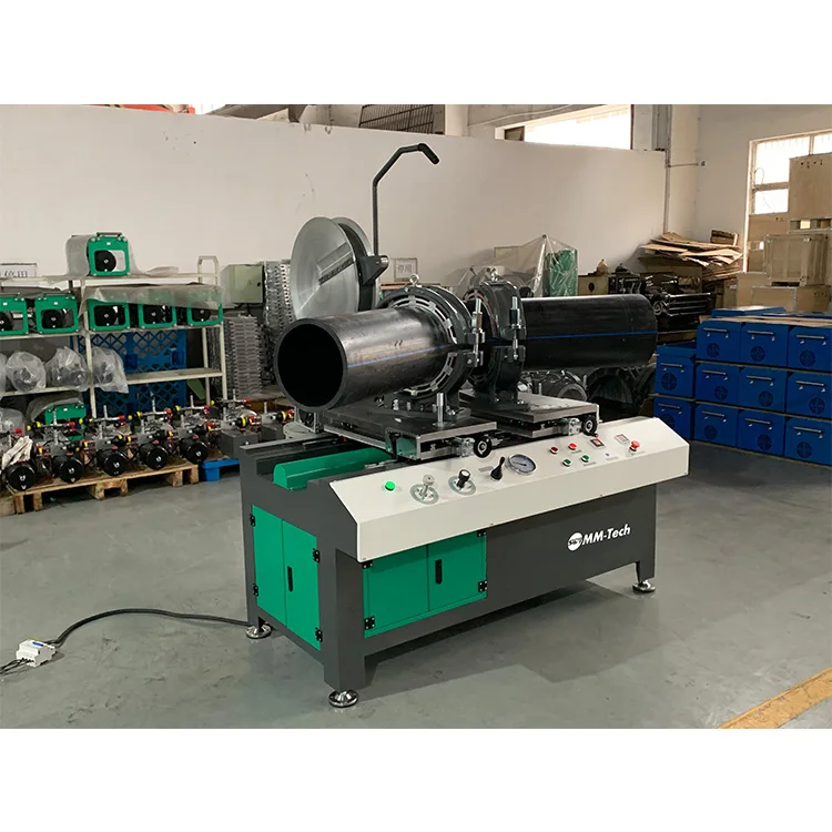 MM-Tech Green Color SWT-MA450 CNC Multi Angle Band Saw Machine Range From 200 MM To 450 MM HDPE PP Pipe With 2-year Warranty
