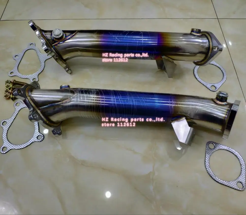 
Downpipe for nissan GTR R35 2009+ Downpipes 3.0' Titanium 