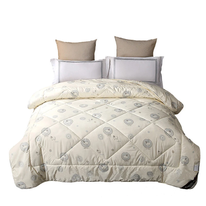 
100% pure wool quilt thickened warm quilt 