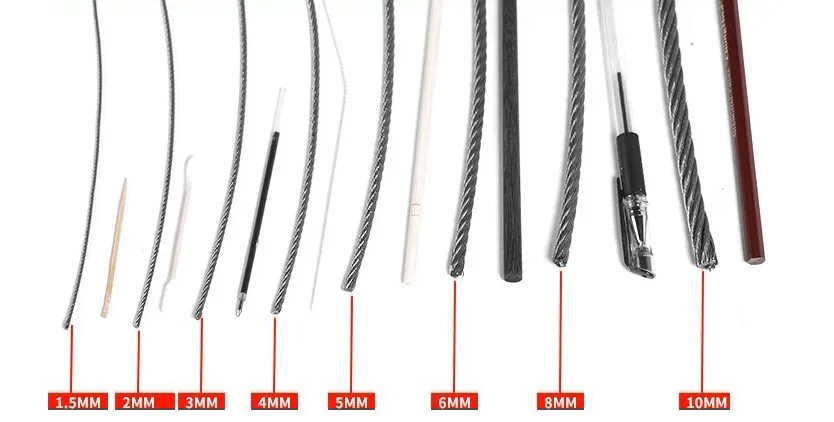 Galvanized steel wire rope cable stainless steel wire cotton core pully rope 6MM coil rod braided zinc-plated wire rope