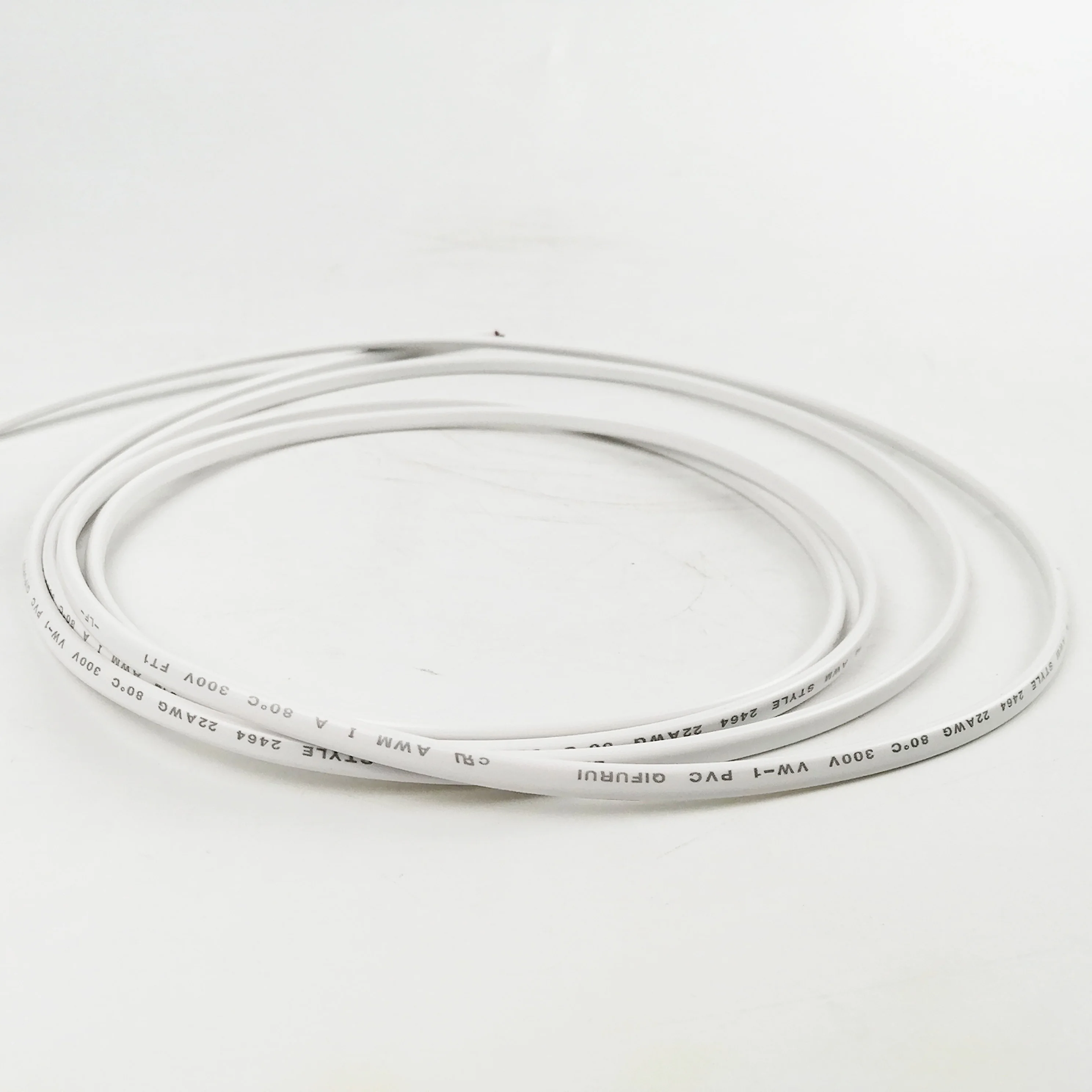 PVC плоские изоляции Ul2464 кабель 2 ядра голой/луженый медный UL Awm 80C 300v VW-1