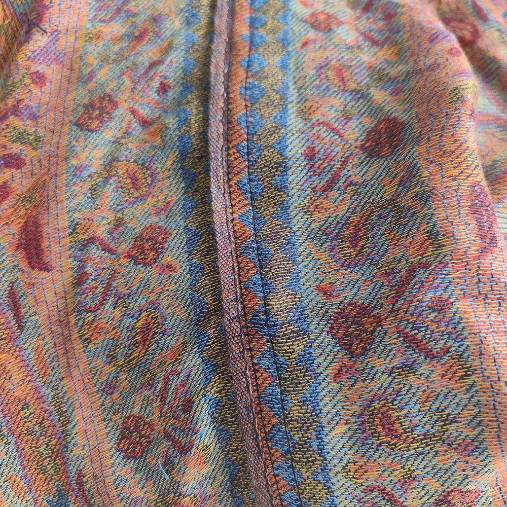 Wholesale Hand Make Pashmina Kimono Factory Soft Viscose Pashmina Scarf Robe Accept Custom Design Hoodie