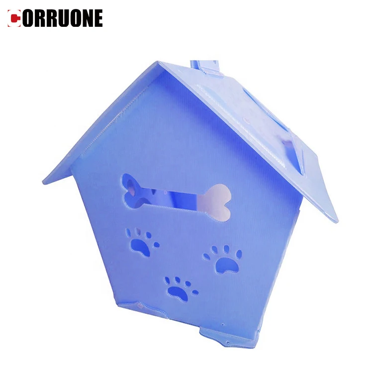 PP corrugated plastic pet house with pp hollow sheet