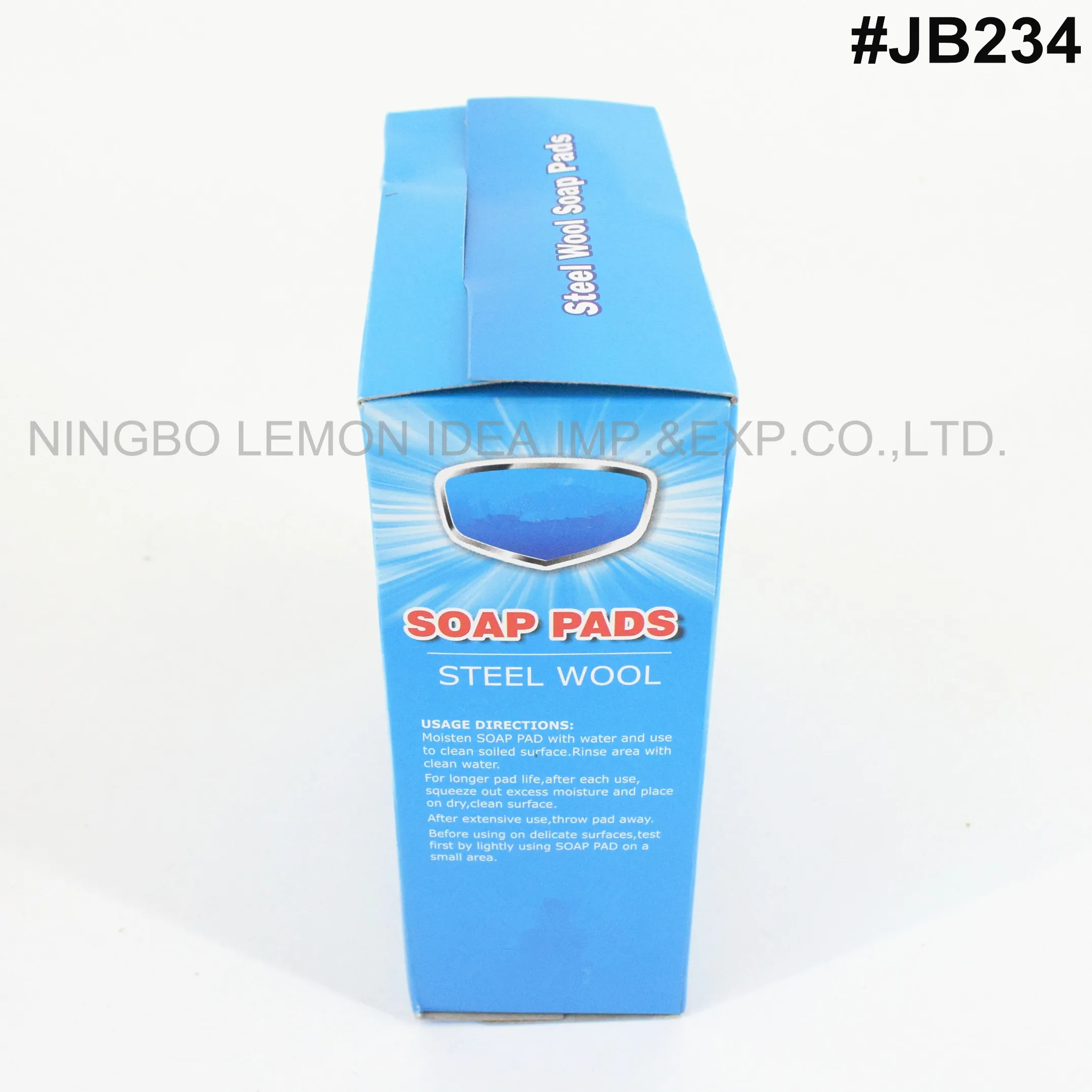 
10 PCS steel wool soap pads metal scouring cooktop cleaning disposable stain sponges box package 