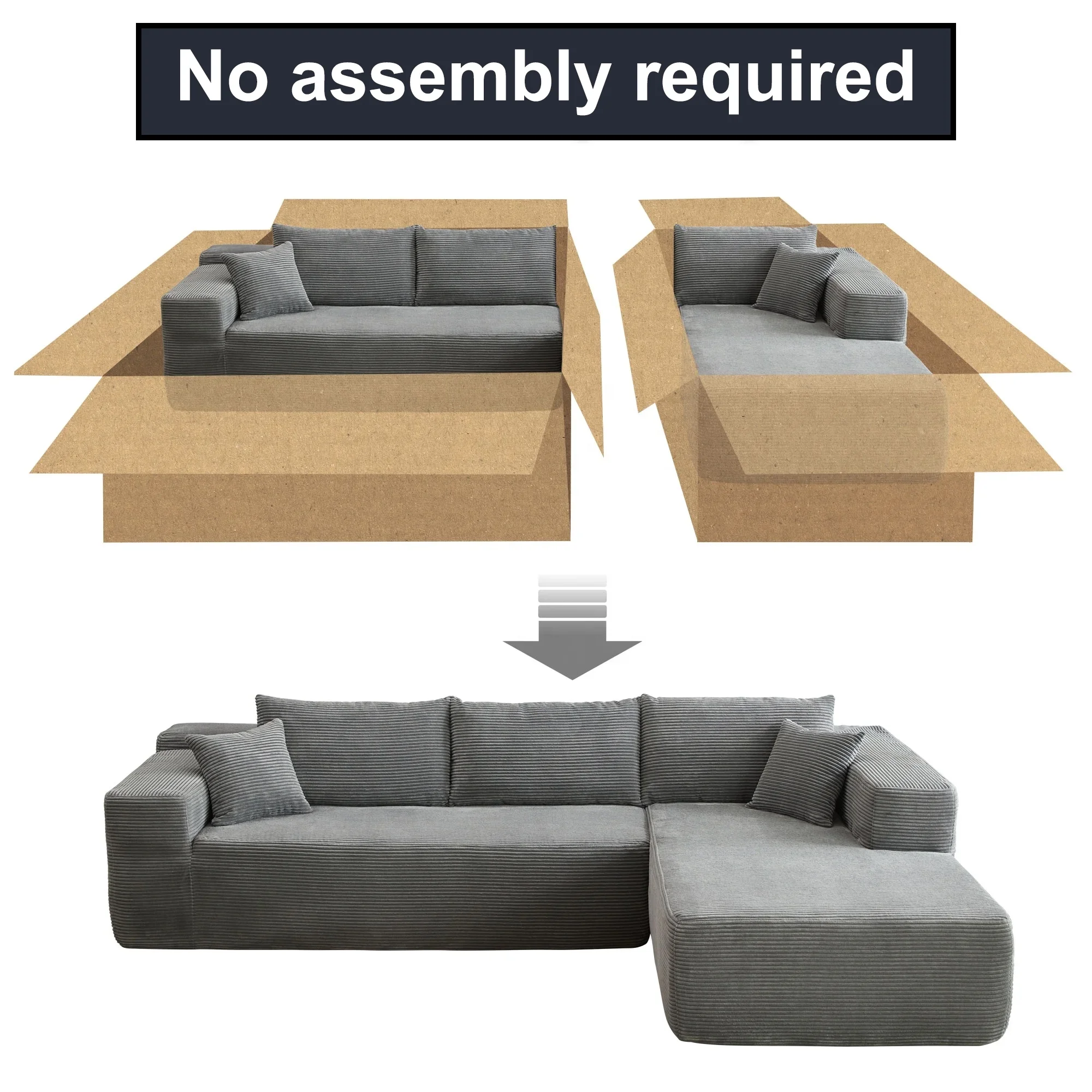 de compression cama moderno l-shaped sectional modular corner lounges and sofas set living room furniture with sleeping function
