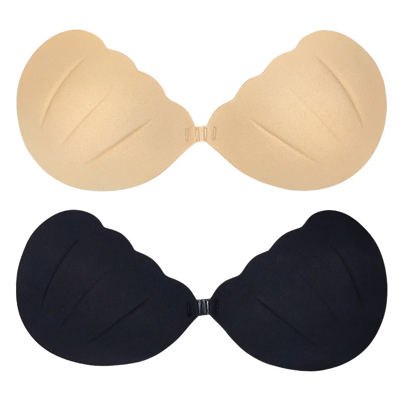 Seamless Chest Paste Women Sexy Push Up Huge Boob Wirefree Mesh Bra Full Cup Mingcheng
