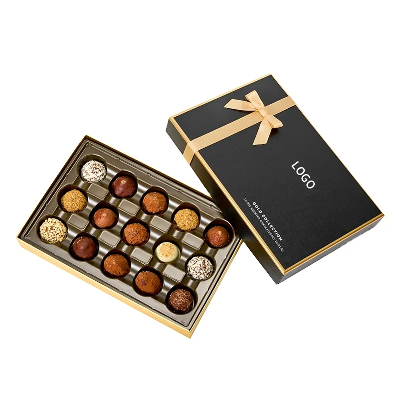 Wholesale Custom Logo Christmas Luxury Lid and Base Price Food Chocolate Packing Gift Box For Flowers And Chocolates