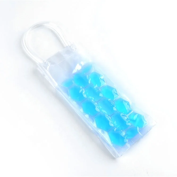 Outdoor portable gel ice pack beer wine bottle cooler