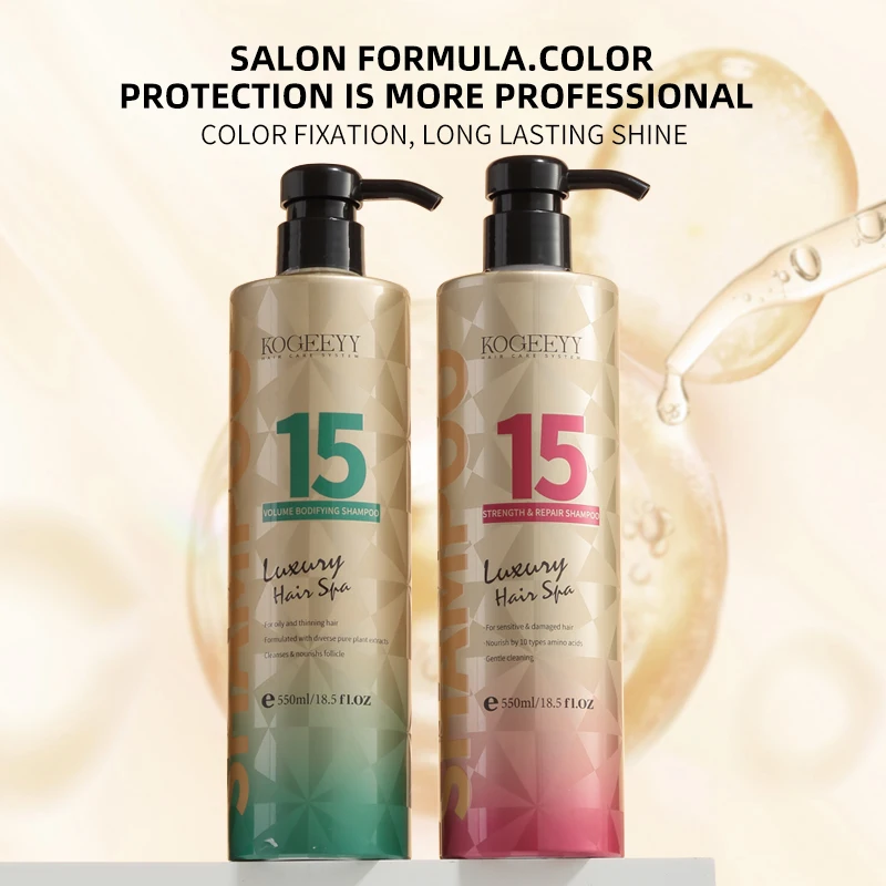 KOGEEYY Wholesale Hair Care Argan Oil Growth Shampoo Hair Loss Shampoo Sulfate Free Salon Repair Hair Keratin Shampoo