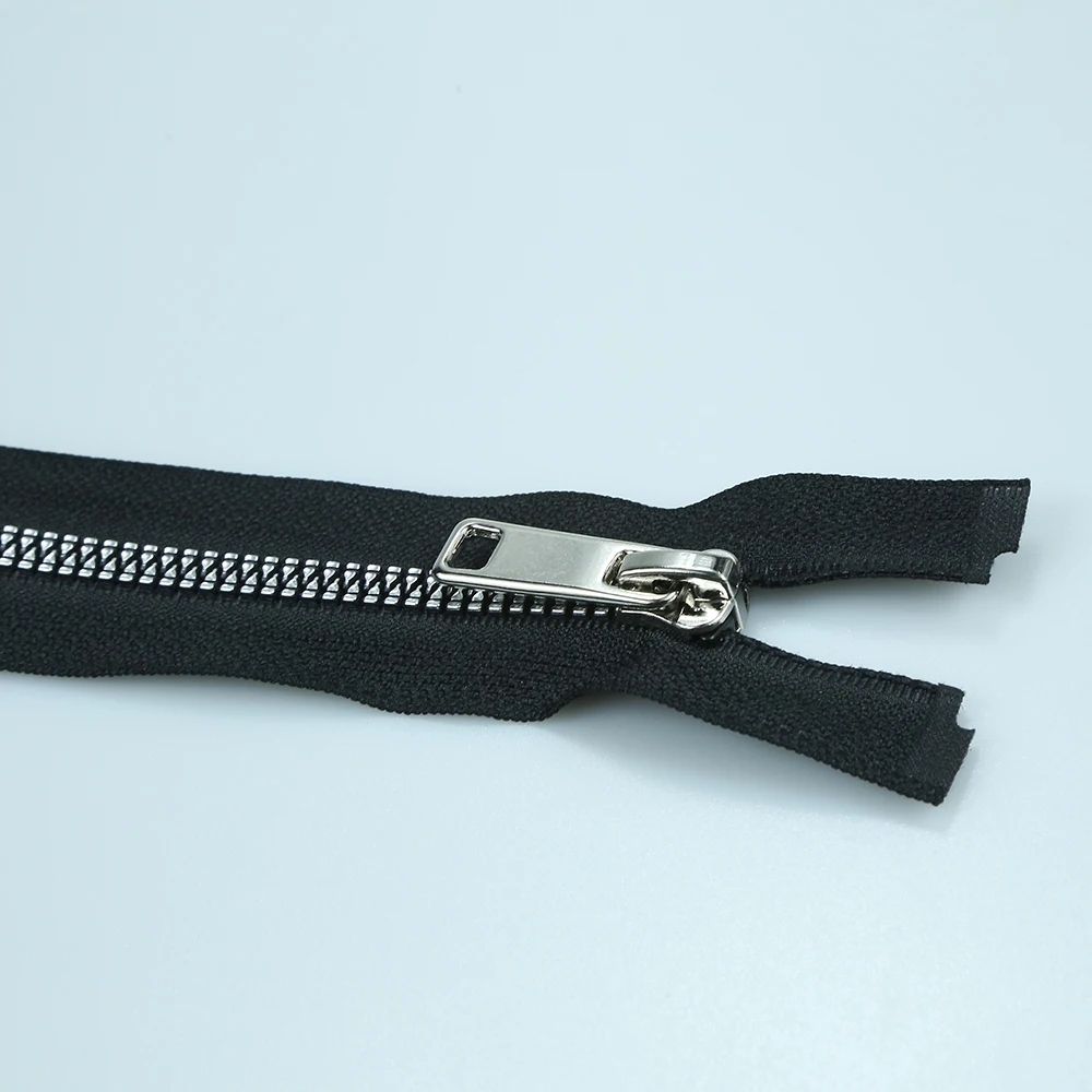High Quality Open End Fancy Plastic Resin Zipper for Bag Garment