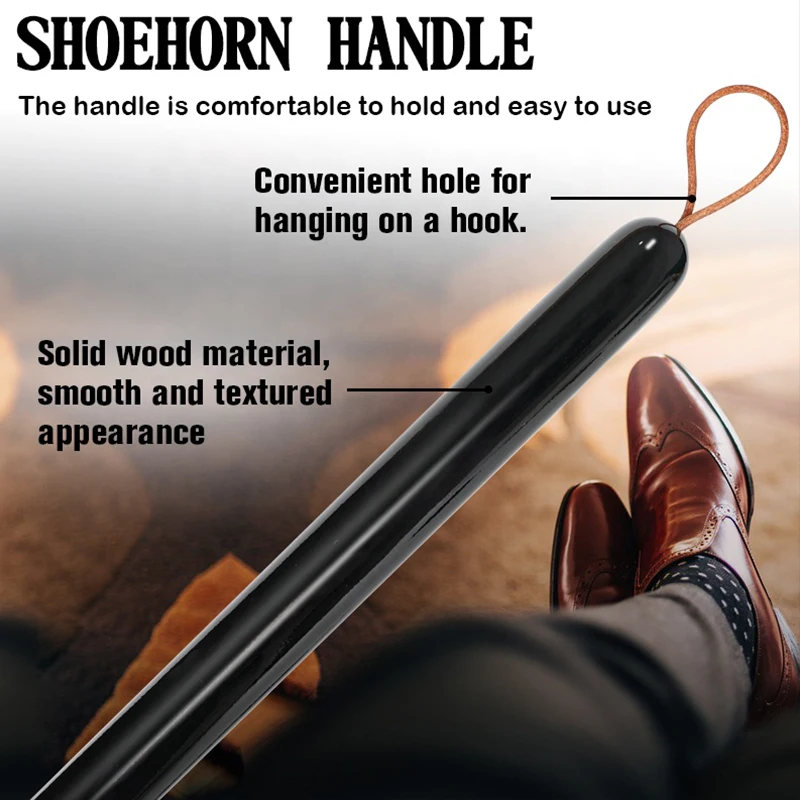 Factory Wholesale Custom LOGO Lazy Shoe Helper Long Luxury Handle Metal Shoe Horn