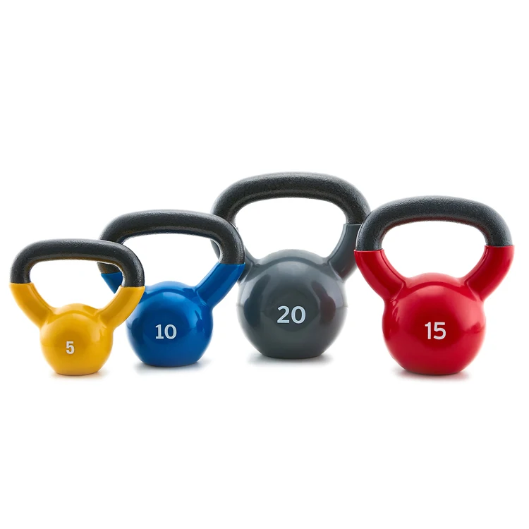 Cast Iron Vinyl Coated Kettlebell