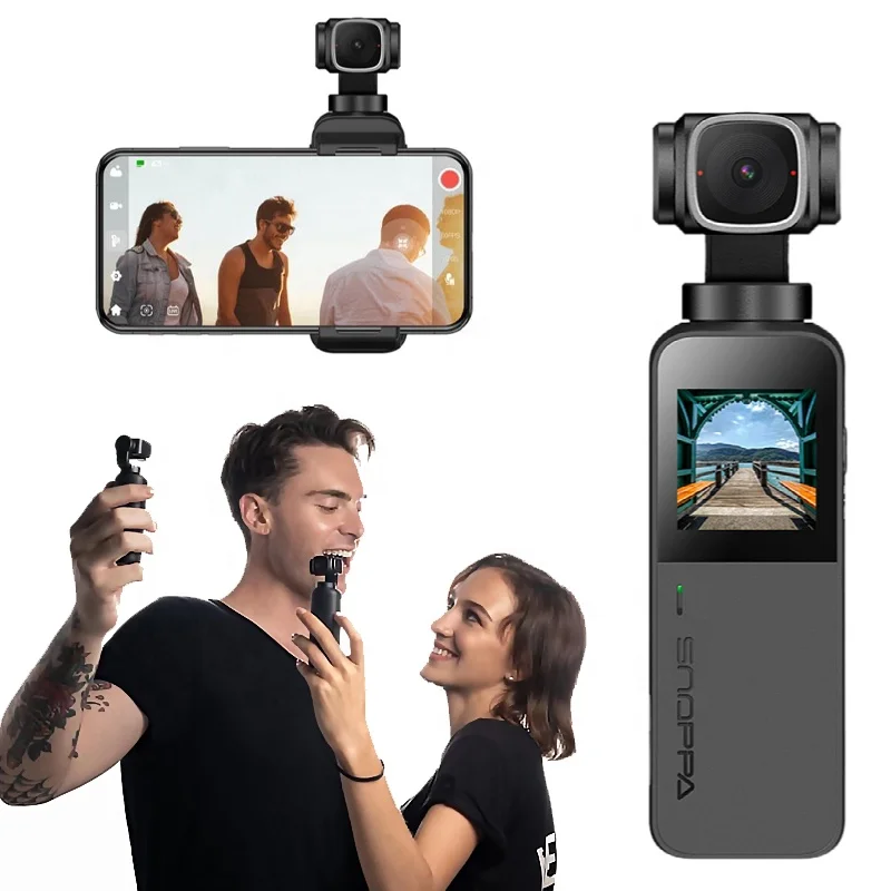 Snoppa Vmate ладони портативный монопод с шарнирным замком для камеры 3-осевой стабилизатор карманного фотоаппарата Vlog видео на Youtube смарт-камера