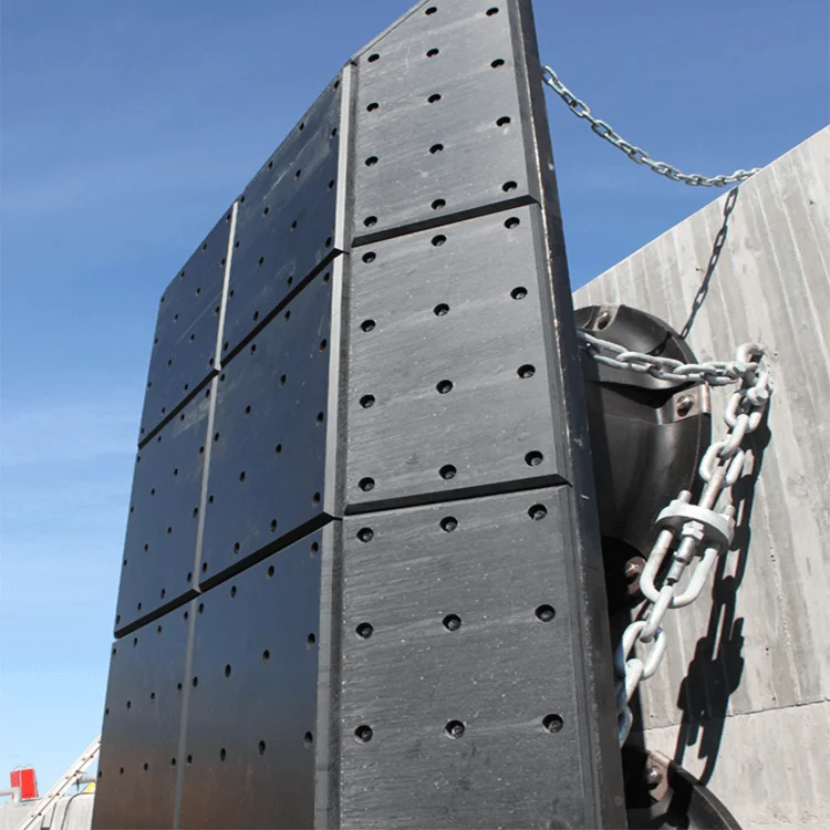 HDPE anti-corrosion plastic marine UHMWPE fender frontal pad sheets
