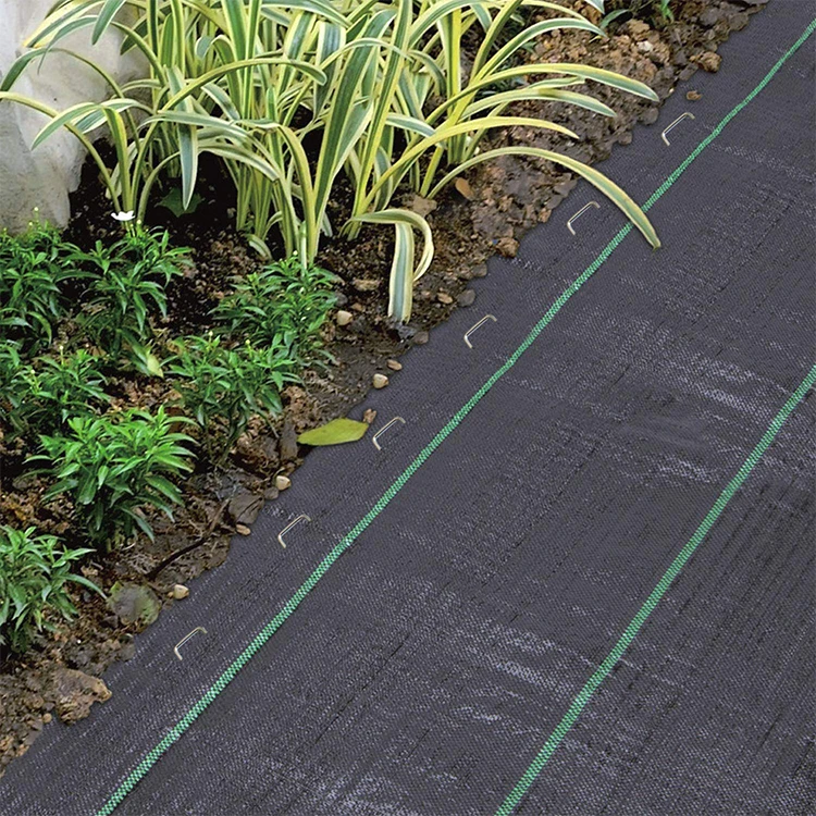 PP fabric virgin material with UV 3-5 years using life anti weed mat in garden root barrier