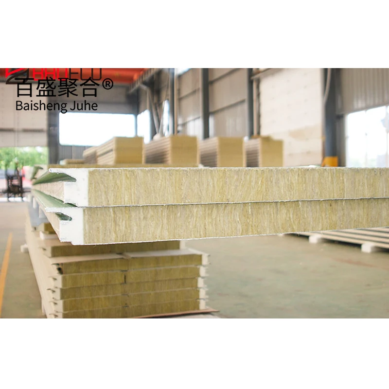 Sandwich panel Roof Wall PUR PIR Rockwool filled 4cm 5cm 8cm 10cm thickness Wood Look Sandwich Panel Stone Look Sandwich Panel
