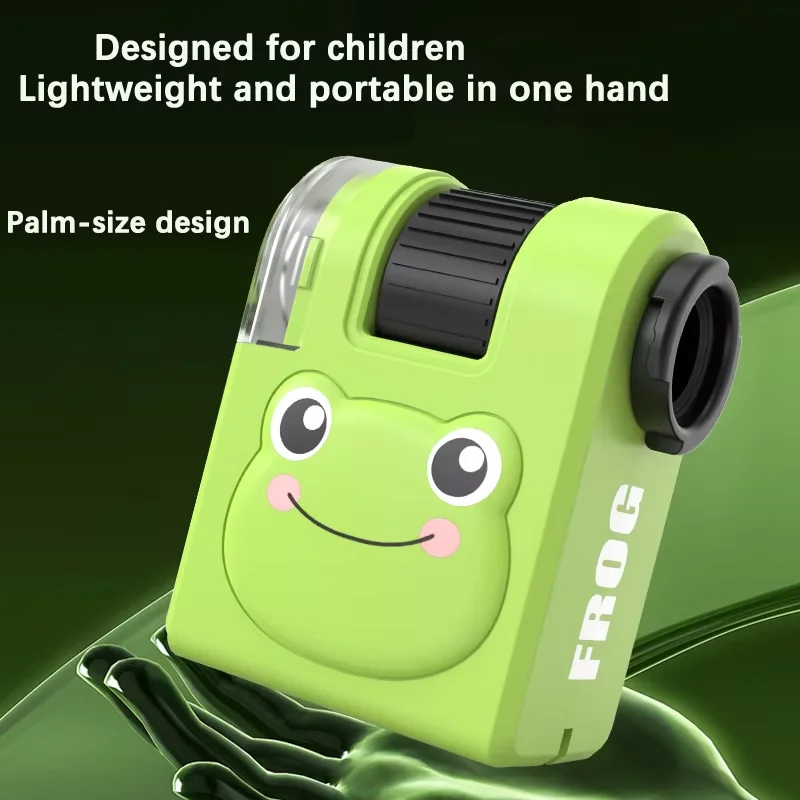 Handheld Microscope for Kids Portable Microscope Toy Educational Mini Pocket Outdoor Science Learning Kids Microscope Kit