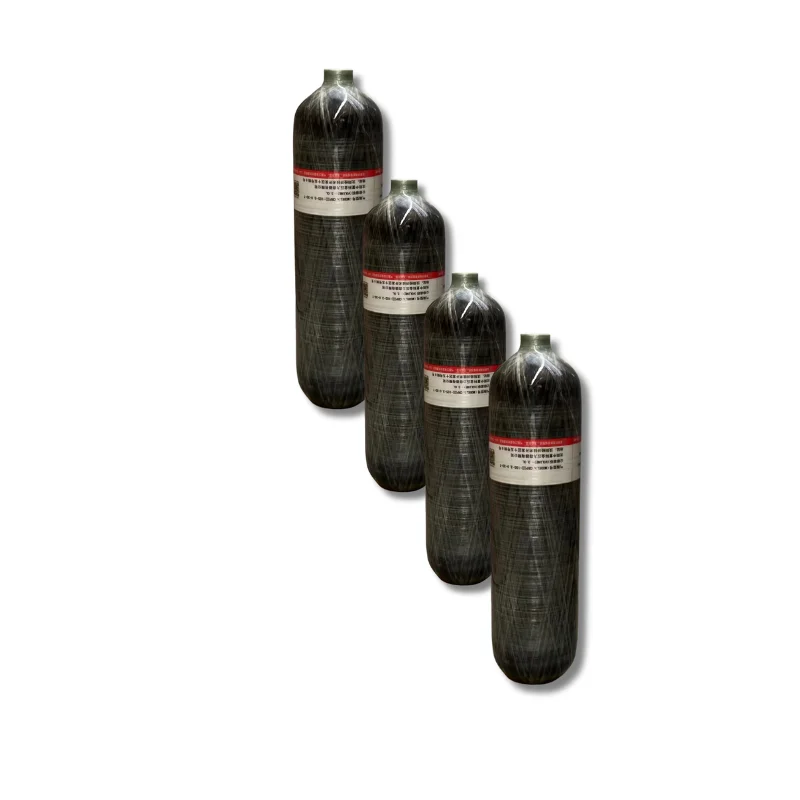 Carbon fiber wound composite gas cylinder