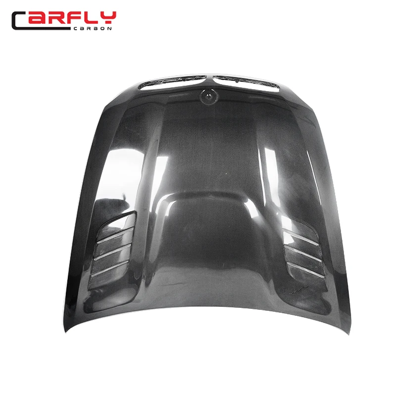 H Style Carbon Fiber Car Engine Bonnet Hood for  X6 e71