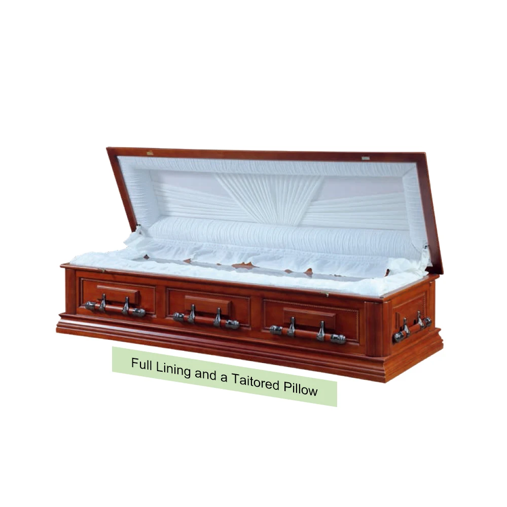 Cheap Adult Paulownia Wooden Coffins Caskets Funeral Supplies Prices