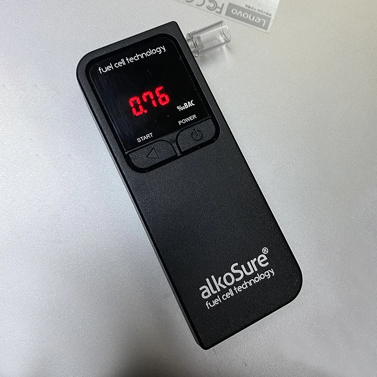 2022 Low Cost digital breathalyser breath fuel cell Highest accuracy alcohol detector