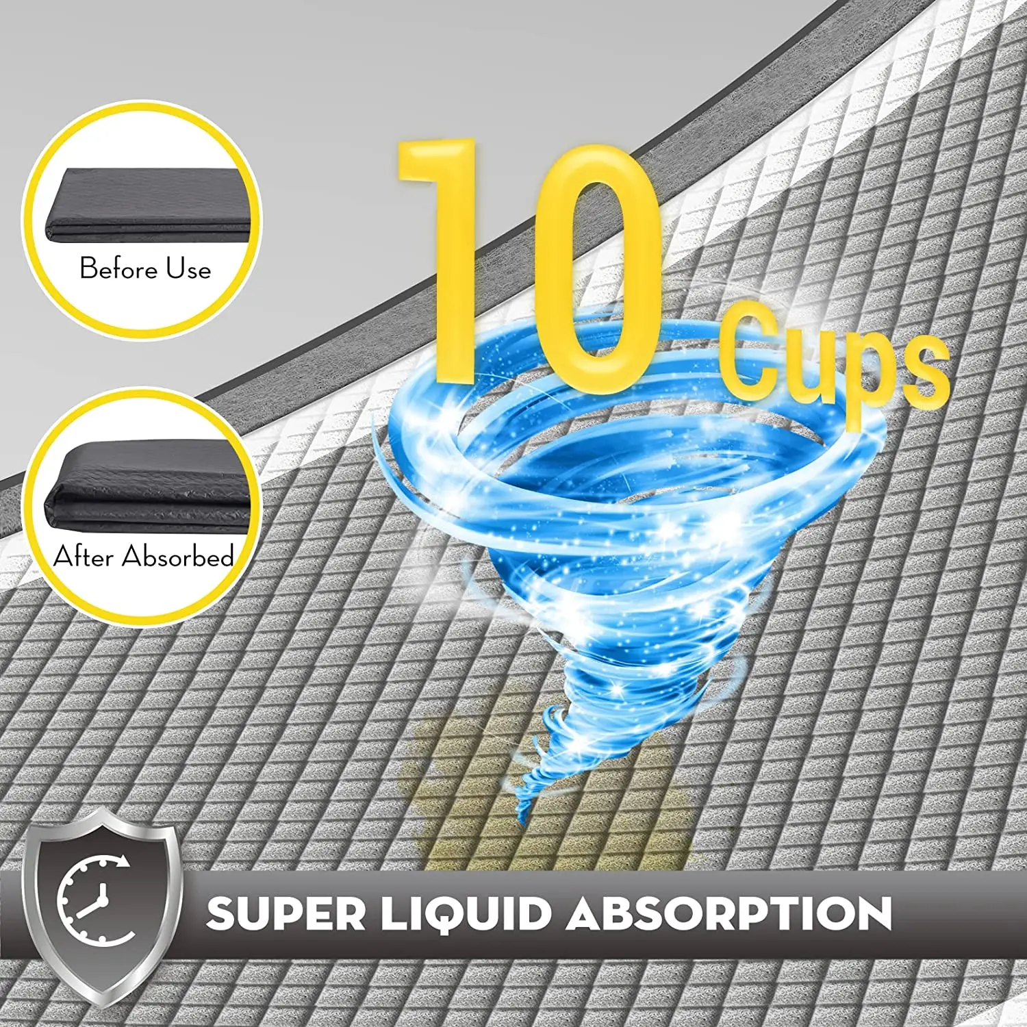 Bamboo Charcoal Urine Absorbent Dog Pee Pad Disposable Puppy Pet Training Pads