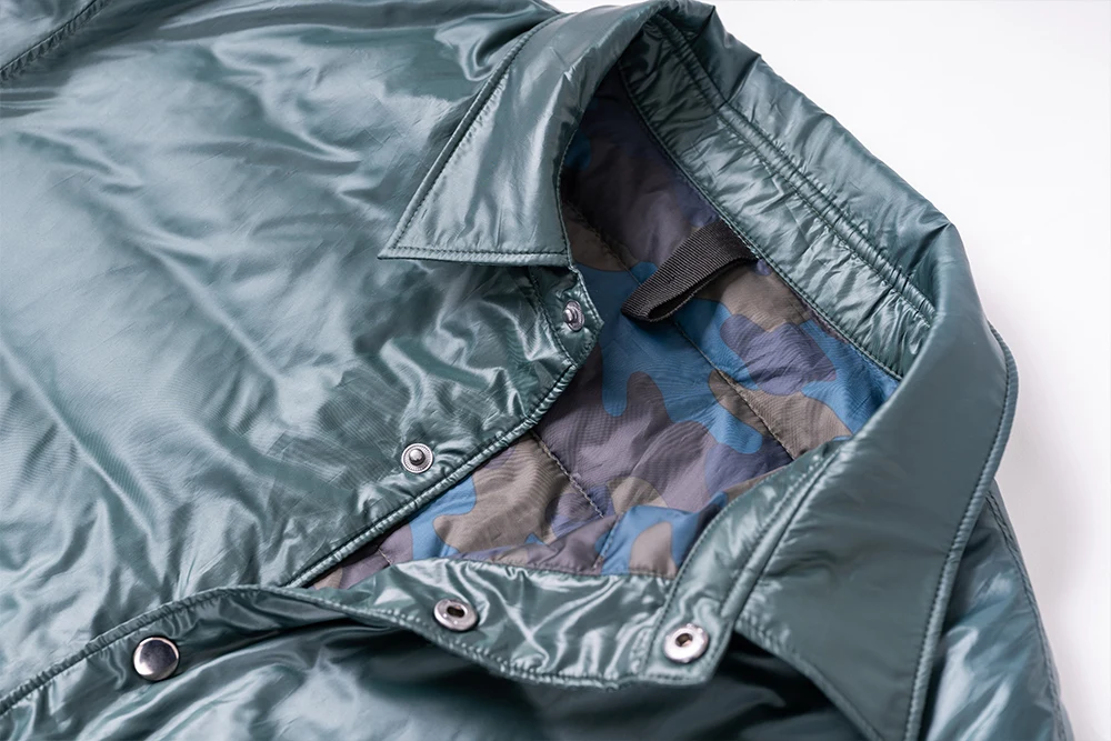 Cusom Plus Size loose Fake down Mens windproof sportswear softshell puffer Jackets