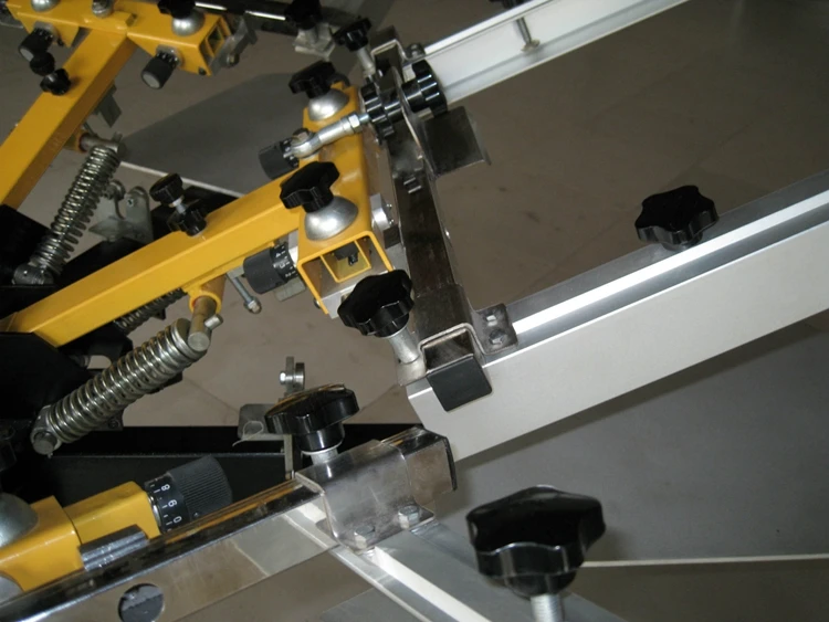 Hot selling rotary 6 colour T shirt carousel Silk screen printing machine mesin sablon impresora