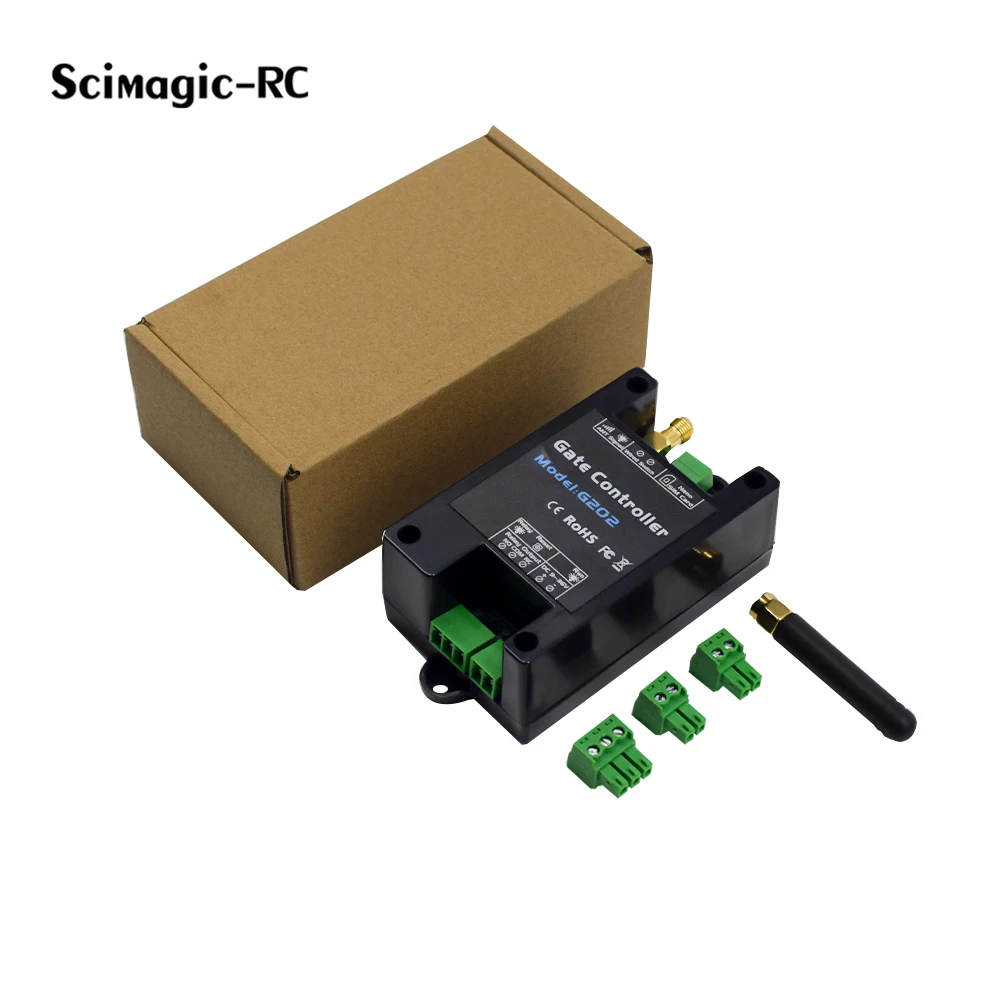 For Sliding Swing Garage Gate Opener GSM 2G LTE Gate Opener Controller G202 SIM Switch Wireless Door Replace Relay RTU5024