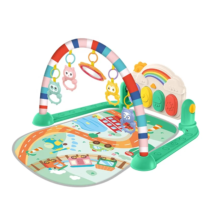 Baby Gym Playmat and Sensory Toys Infant Sports Toy Stage-based Developmental Activity Gym & Play Mat 6 to 12 Months